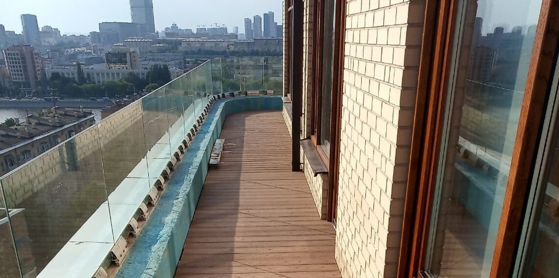 Терраса на балконе, Москва, СЗАО